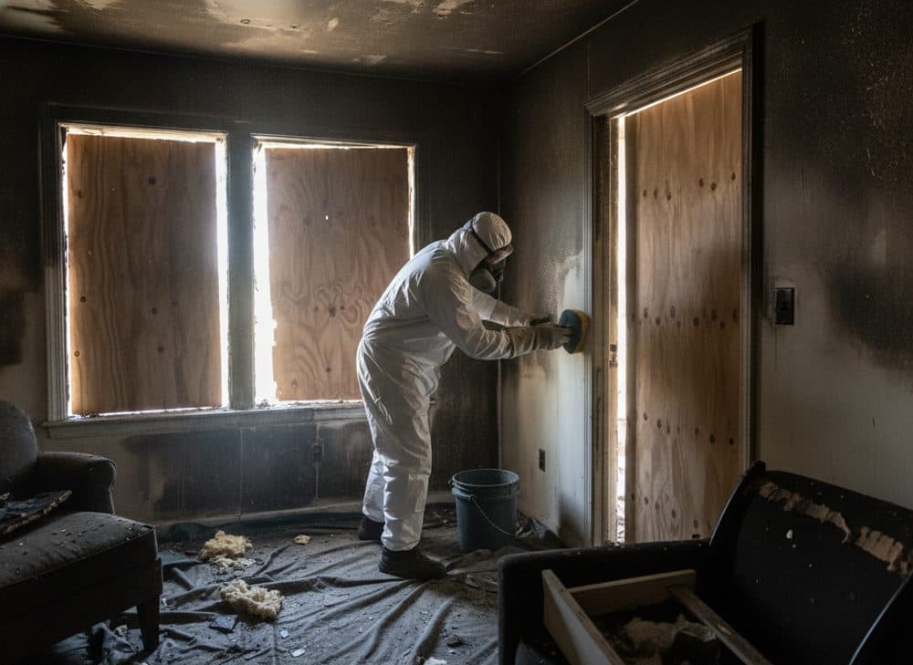 Fire and smoke damage restoration